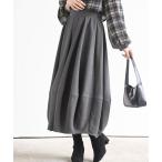 ショッピングスカート スカート 起毛コクーンスカート