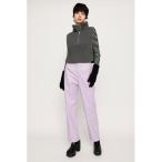 スラックス パンツ F/LEATHER TROUSER フェイクレザー トラウザー パンツ レディース