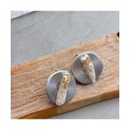 ピアス 「musk」金箔琵琶パールピア�