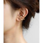 ショッピングイヤーカフ イヤーカフ 一粒パール×3連パールイヤーカフ「2個セット」 レディース