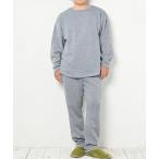 ルームウェア パジャマ CELESTE RANA ラウンドトップステーパードパンツ上下セット