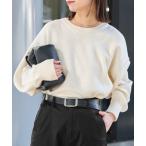 ニット □【新色追加】【OSORO】スウェットライクニット