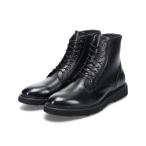 ブーツ フラットソールサイドジップレースアップブーツ whoop-de-doo/フープディドゥ メンズ