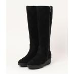 ブーツ サイドジップロングブーツ レディース