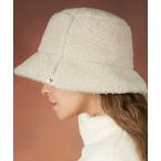 帽子 ハット VARZAR(バザール)/Monogram label fleece bucket hat/モノグラム ラベル フリース  ボア バケッ