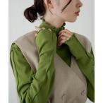 tシャツ Tシャツ テレコメロウハイネックロンT