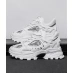 スニーカー ボリュームソール ダッドスニーカー 厚底 アグリーシューズ メンズ