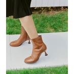 ブーツ 「本革」「NICAL」オブリークトゥ変形ヒールブーツ/24409 レディース