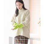 ニット モチモチハイネック　344678