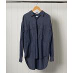 シャツ KATHARINE HAMNETT/キャサリンハムネット オーガニックコットン デニムワークシャツ メンズ レディース