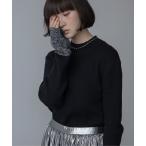 ニット セーター ミックスカラー配色ハイネックリブニット/新色追加 レディース