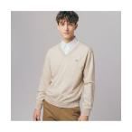 セーター ニット ウォッシャブルウールVネックニットセーター メンズ