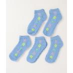 靴下 レディース 花柄スニーカーソックス 5足セット レディース