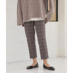 パンツ あったかウツクシルエットテーパード柄/295549