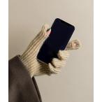 手袋 ホールタッチニットグローブ レディース