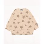 トレーナー  星総柄ベア裏毛裏起毛トレーナー キッズ 子供服 男の子