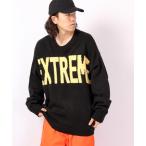 ショッピングクールネック セーター ニット Alphabet wide cool neck knit / 英字ニット ワイドクールネック メンズ レディース