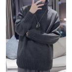 セーター ニット オーバータートルハイネックニット メンズ レディース