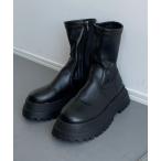 ブーツ soft touch volume sole middle boots / ソフトタッチボリュームソール厚底ミドルブーツ レディース メンズ