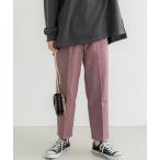 スラックス パンツ 裏フリース超極暖ストレットテーパードパンツ レディース