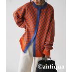 ニット セーター レトロドットカーディガン レディース