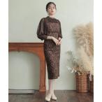 ショッピングパーティードレス ドレス ジャガードIラインロングパーティードレス