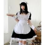 コスプレ コスプレ ギャザー×フリル メイド服 レディース クリスマス X-mas