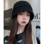 ニット帽 ニットキャップ ニット帽 ビーニー 韓国 ストリート バケハ ニット バケットハット 大きめ   ニットキャップ レディース