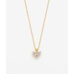 ネックレス 「美人百花掲載」「sweet掲載」 シルバー キュービックジルコニア ハート ネックレス BLOOM/ブルーム レディース