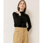 tシャツ テレコメローハイネックプルオーバー レディース