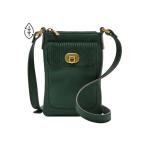  сумка на плечо сумка Fossil наклонный .. сумка женский кожа зеленый смартфон место хранения возможно SLG1571298 женский 