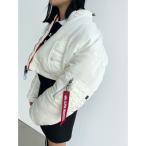 ジャケット MA-1 【ALPHA×EMODA】ドロップショルダーMA-1