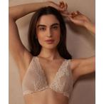 ブラジャー Pretty Flowers Elena バルコネットブラ「フローラル柄 ナチュラル 自然 肩こりしにくい 見せブラOK」