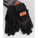 手袋 「79」「UNIVERSAL OVERALL/ユニバーサルオーバーオール」ブランドロゴ ボアフリースグローブ/ スマートフォン対応/手袋/防寒