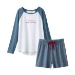  пижама салон одежда la gran рукав футболка & шорты комплект [ фруктовый дизайн / ho ru нагрудник n] женский 