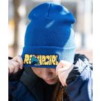 ニット帽 ニットキャップ 「a-r」「Red Cap Girl/レッドキャップガール」ロゴ刺繍 ニットキャップ/ビーニー メンズ レディース