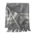 ブランケット ウォッシャブル・ウール・スロー、ストライプ