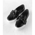 スニーカー レディース 「晴雨兼用」「軽量」NUANCE RIBBON SNEAKERS スニーカー