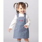 ジャンパースカート ヒッコリーデニムジャンパースカート キッズ 子供服 女の子