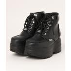 ショッピング厚底 スニーカー 「YOSUKE/ヨースケ」厚底レースアップハイカットスニーカー レディース