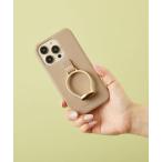 スマホケース 「HASHIBAMI」天然石リング iPhoneケース iPhone14pro 用