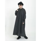 ワンピース ウールライクカルゼシャツワンピース