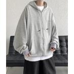 ショッピングパーカー パーカー メンズ 「FVLMEN」onepoint logo zip parka/ワンポイント ロゴ ジップ パーカー