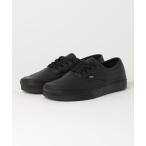 スニーカー VANS ヴァンズ AUTHENTIC オーセンティック VN000JRAL3B (LEA)BLK/BLK メンズ