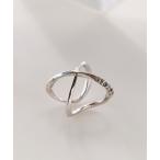 ショッピングイヤーカフ イヤーカフ 「SV925」スモールクロスダイヤモンドイヤーカフ/金属アレルギー対応/ニッケルフリー レディース メンズ