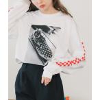 ショッピングVans tシャツ Tシャツ メンズ 別注：VANS/ヴァンズ M PHOTO PRINT L TEE ロンT ビッグ シルエット