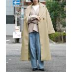コート チェスターコート ワイドカラー ロールアップ チェスターコート レディース