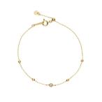 ブレスレット K18 ダイヤモンド ブレスレット レディース