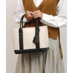 トートバッグ カシュカシュ cachecache / ショルダー付きパーテーションキャンバストート レディース