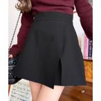 スカート 「累計販売枚数1万枚突破！」スリットレイヤードスカパン